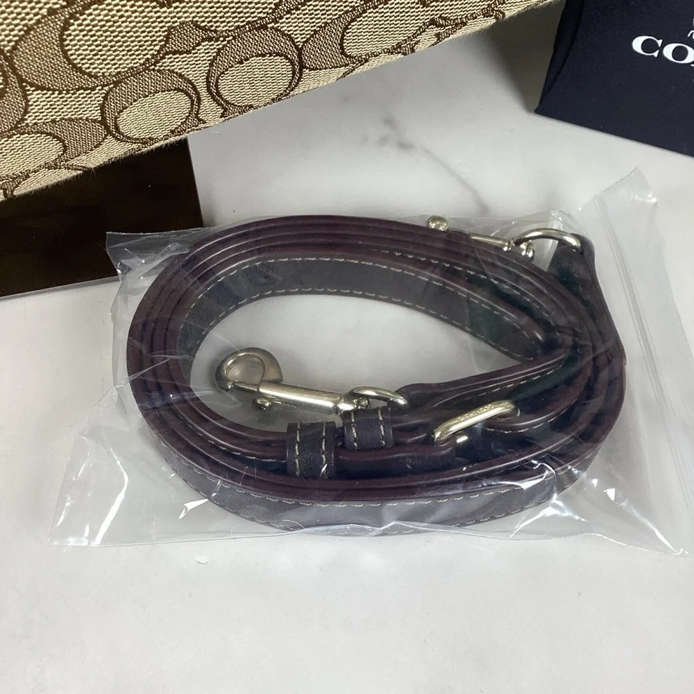 COACH HOBO BAG OUTLINE SIGNATURE CELESTE KHAKI TAN BROWN PURSE GUC - Picture 12 of 12